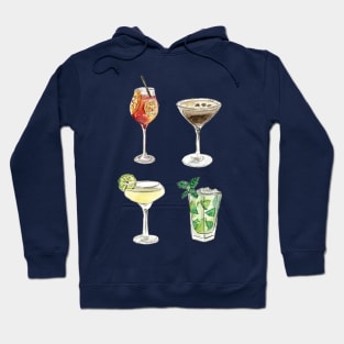 Summer drink list Cocktails Hoodie